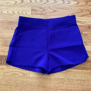 J Crew Factory Violet Side Zip Shorts Size 0